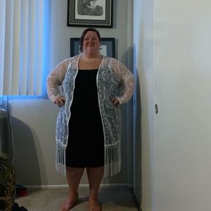 Lace, Fringe, kimono